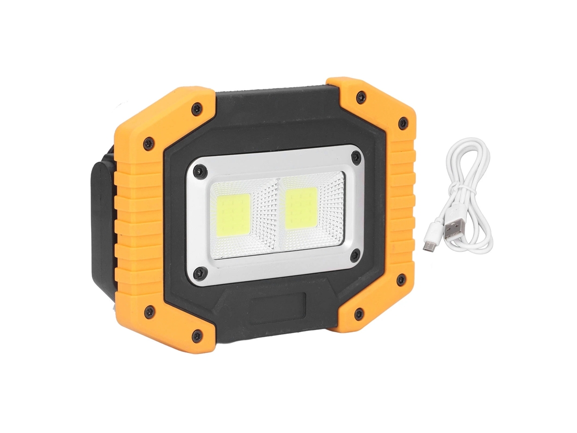 Lanterna De Trabalho Led Cob Recarregável Usb Ip66