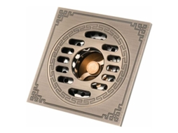 Sifão em Cobre, Anti odor, para Banheiro, Cozinha e Lavabo AQUAFORGE