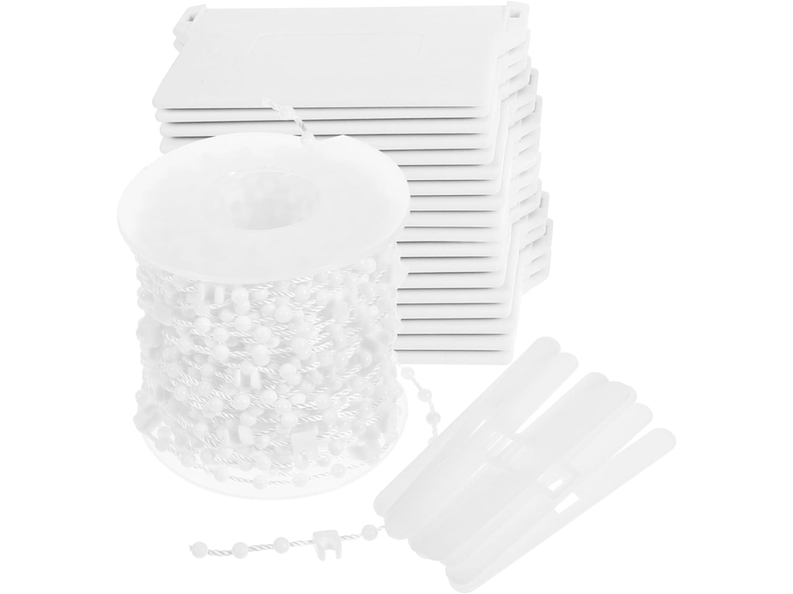 Kit De Conectores Corrente Para Persianas Verticais Wooneky, Pesos De Plástico Para Persianas, Acessórios De Fixação