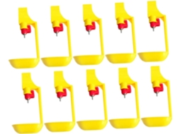 Bebedouro Automático Para Galinhas, Copo Esférico De Plástico, 10 Unidades.