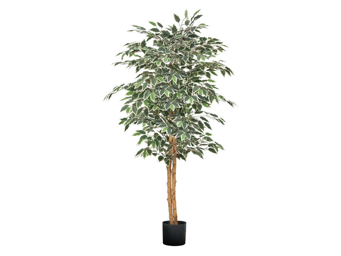 Ficus artificial de 60 polegadas de altura, planta artificial independente para decoração de casa.