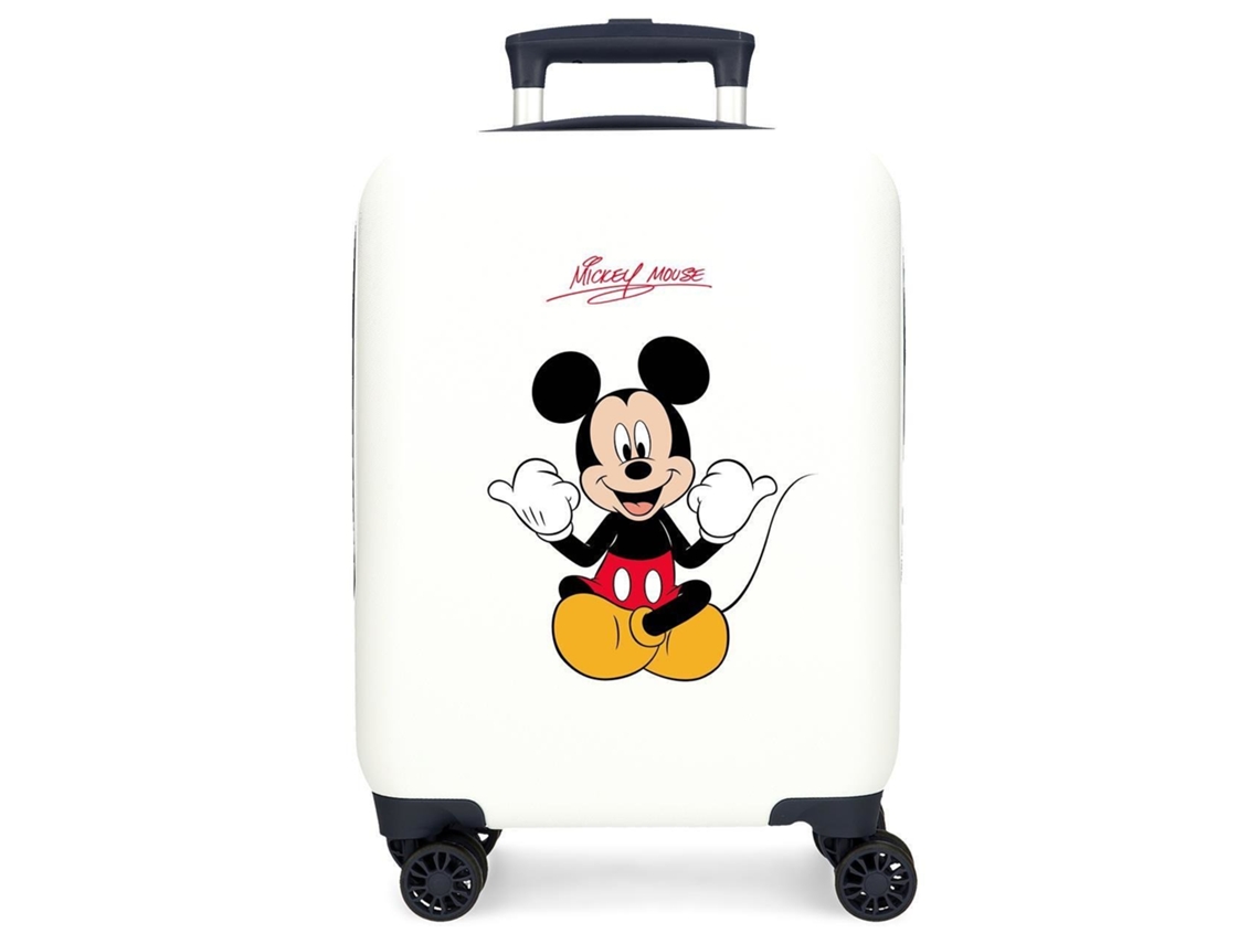 Mala De Cabine Mickey Cheeful Abs Branco Disney