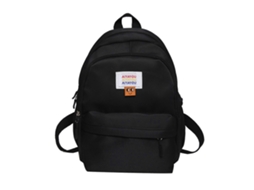 Mochila Com Alça Dupla, Leve E Versátil, Ideal Para Estudantes, Com Grande Capacidade De Armazenamento. Cor: Preta.