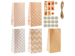 Kit Para Montar Caixas De Presente Criativas De Natal Com 10 Conjuntos De Adesivos Para Fechar. Hengjian