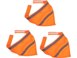 3 Lenços Babadores Luminosos De Estimação Com Fivela, Lenço Triangular Cães, Bandanas Cães