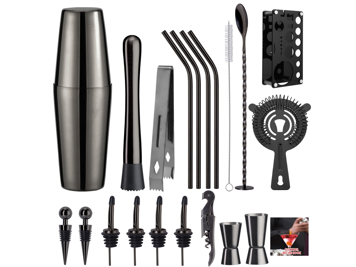 Kit Barman O Conjunto Perfeito Para A Melhor Experiência De Bar Presente Divertido Digitallab Preto