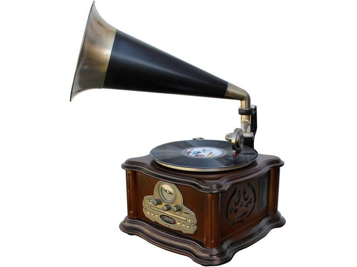 Grafonola SOUNDMASTER NR917 (Velocidade: 33 1/3 - 45 - 78 - USB - Bluetooth - Leitor de CD's)