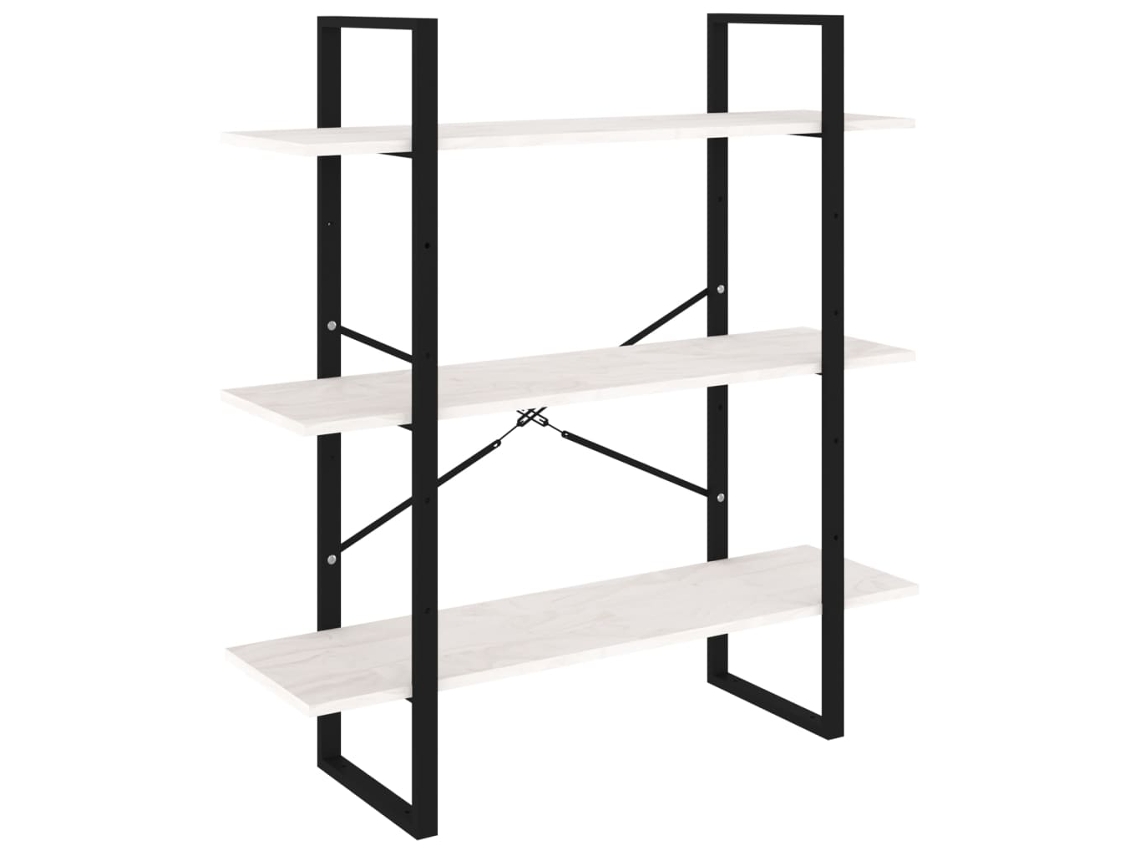 Book Cabinet, Book Cabinets Vidaxl Branco Madeira De Pinho (n/a)