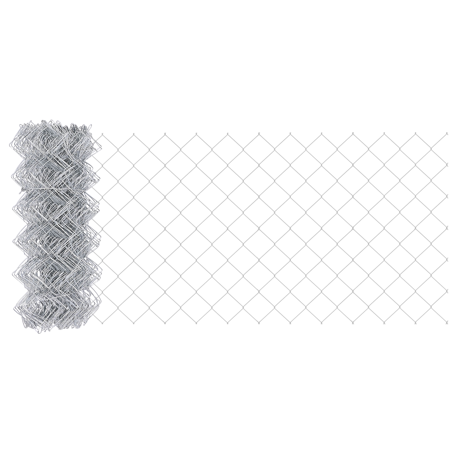 Conjunto 1 Cerca De Cadeia Vidaxl Prateado Ferro (25 X 0,4 M)