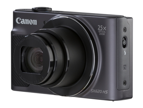 Máquina Fotográfica Compacta CANON SX620 HS (Preto - 20 MP -  ISO: auto a 3200 - Zoom Ótico: 2- Zoom Ótico: 5x) — 20 MP | Zoom ótico 25x