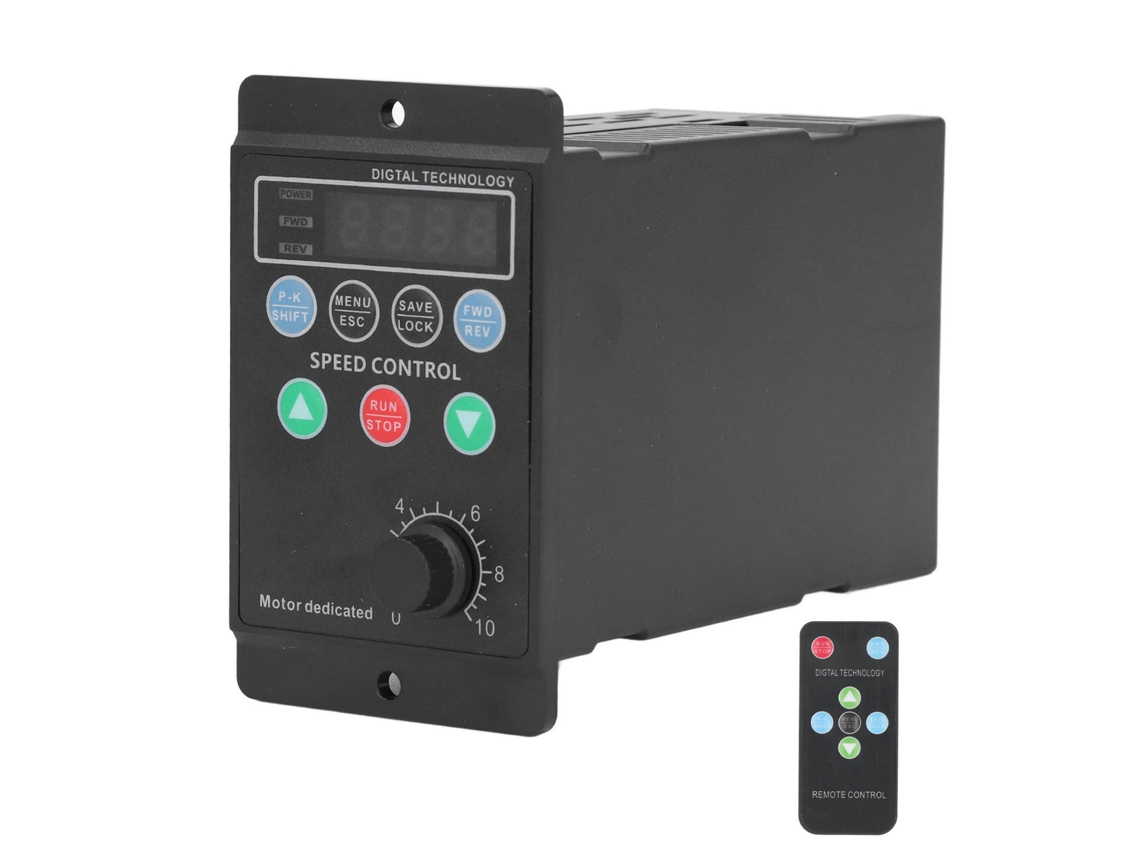 Inversor Controlador Remoto Frequência Variável 1,1kw 1ph 3ph para Motor Ventilador Bomba | S/MARCA
