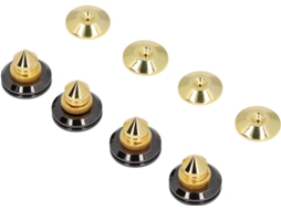 Conjunto De 4 Pés De Isolamento Para Alto Falantes, Bases De Metal Profissionais Para Alto Falantes Gokoco