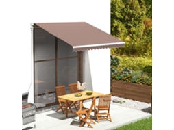 Tecido De Substituiã§ã£o Para Toldo 3x2,5 M Castanho Dkd Home Decor