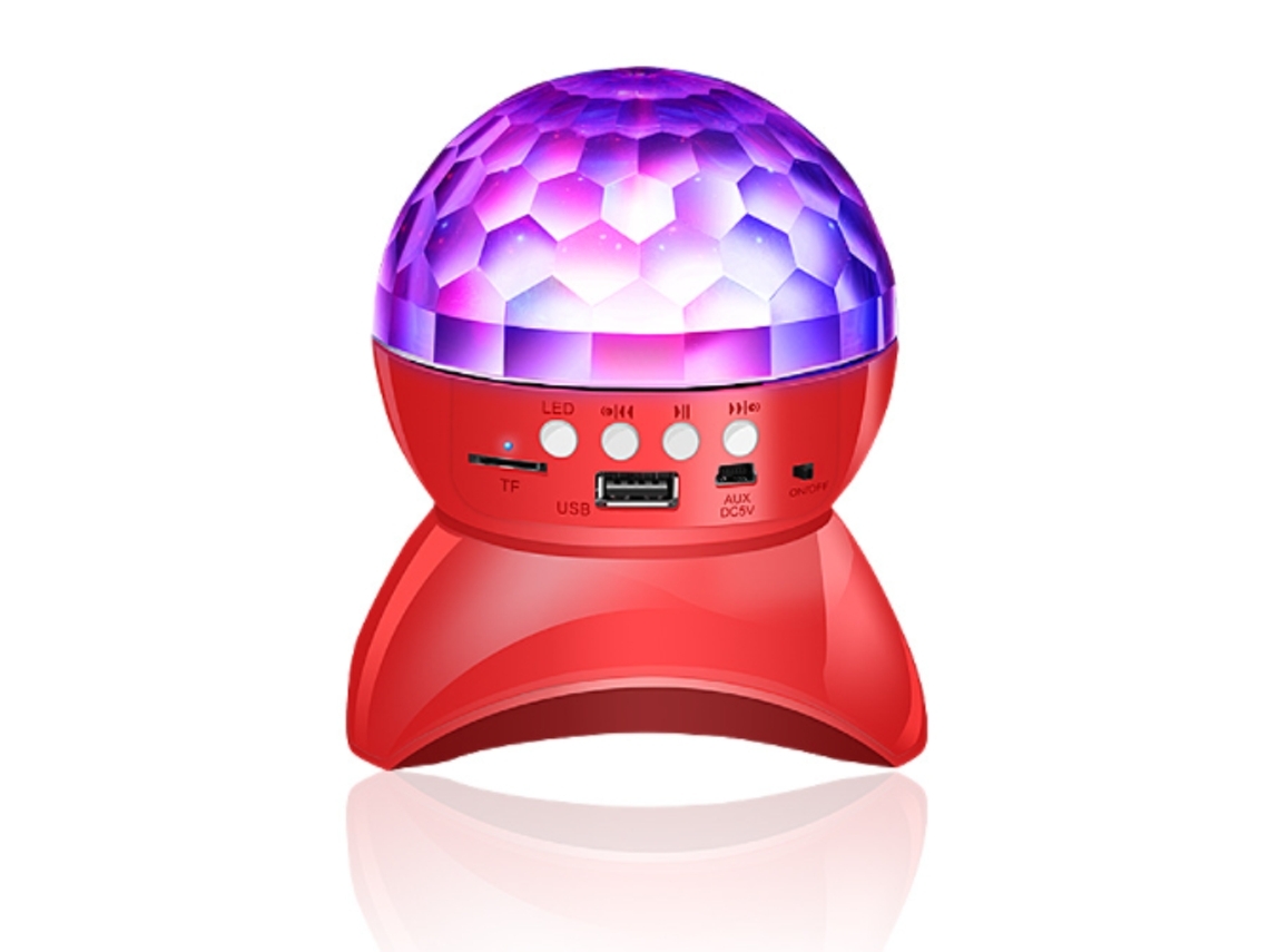 Colunas Bluetooth VEANXIN 1023H47 Vermelho