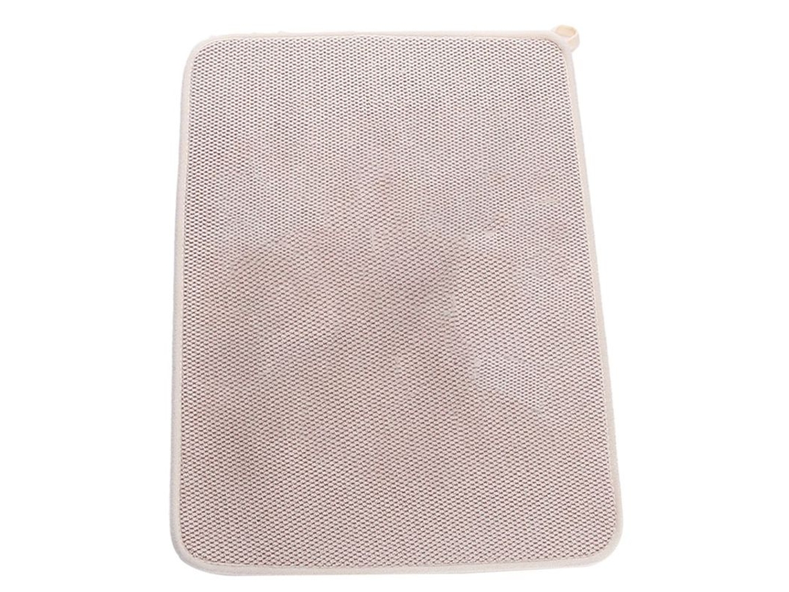 Tapete de Prato, Tapete de Secagem de Microfibra, Superabsorvente, Bege AQUAFORGE