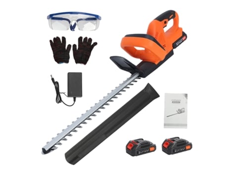 Corta Sebes Flasidu, 800 W, 2 Baterias 21 V, 50 Cc, Comprimento Da Lâmina 51cm