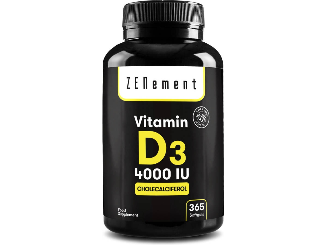 Suplemento Alimentar ZENEMENT Vitamina d3 4000 iu (365 Softgels)