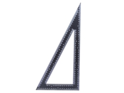 Régua Triangular de Aço Carbono 90° 200x400mm Ferramenta de Carpintaria S/MARCA