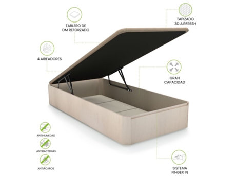 Canapé B Ancho Premium DUEHOME Melamina (150 cm)