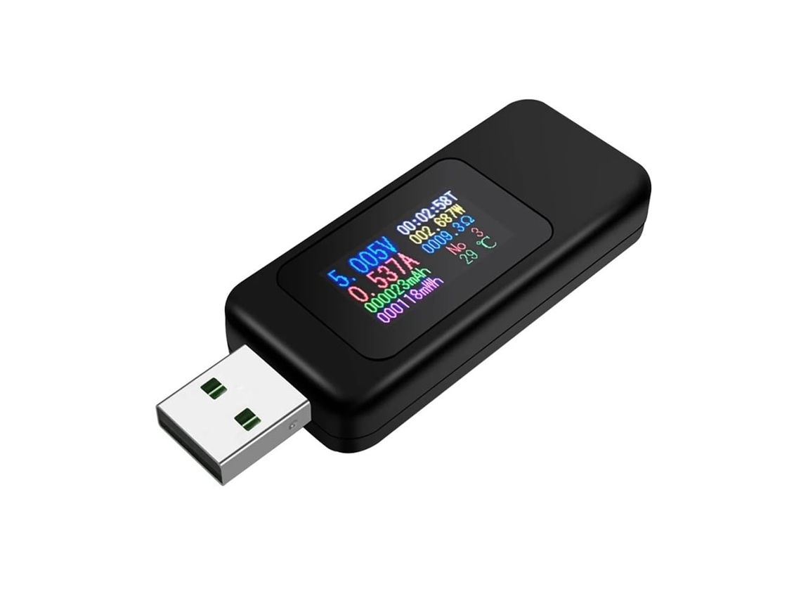 Testador Usb 10 Em 1 Voltímetro Dc Digital Amperímetro