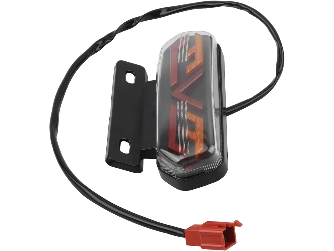 Lanterna Traseira Powermotor Com Luz - Para Uso Prático E Funcional