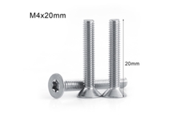 Parafuso Phillips De Cabeça Chata M4 Em Aço Inoxidável(m4× 20)