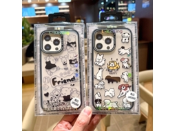 Capa Para Iphone 17 Pro Max Com Estampa Variada, Estilo Grafite De Fantasia E Desenho Animado.