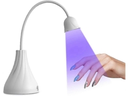 Mini Lâmpada Led Uv Lotus Para Unhas, Luz Viva Voz, Secador De Unhas Giratório, Lâmpada De Secagem Rápida Para Esmaltes. Ly Ebike