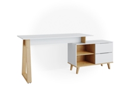 Secretária Nautica com Gavetas Laterais XL 138 X 60 Cm VICCO