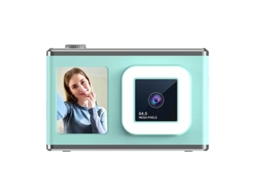 (verde) Câmera Digital Ccd Com Lentes Duplas E Tela De 2,4 Polegadas