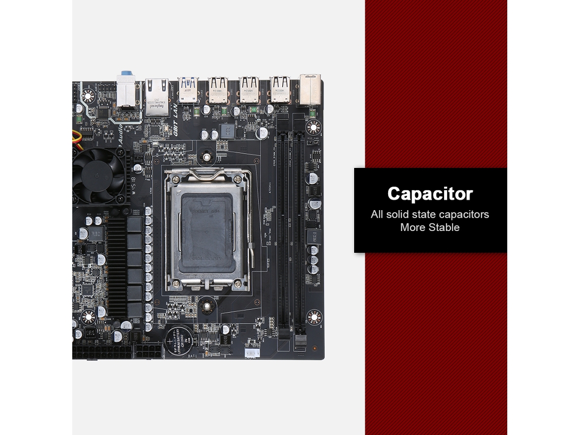 Placa-mãe Jingsha Amd X89 Com Chipset Sr5650/sr5670/sr5690, Suporta Msata, Cpu Opteron De 4 A 16 Núcleos, Placa-mãe Oem + Cooler