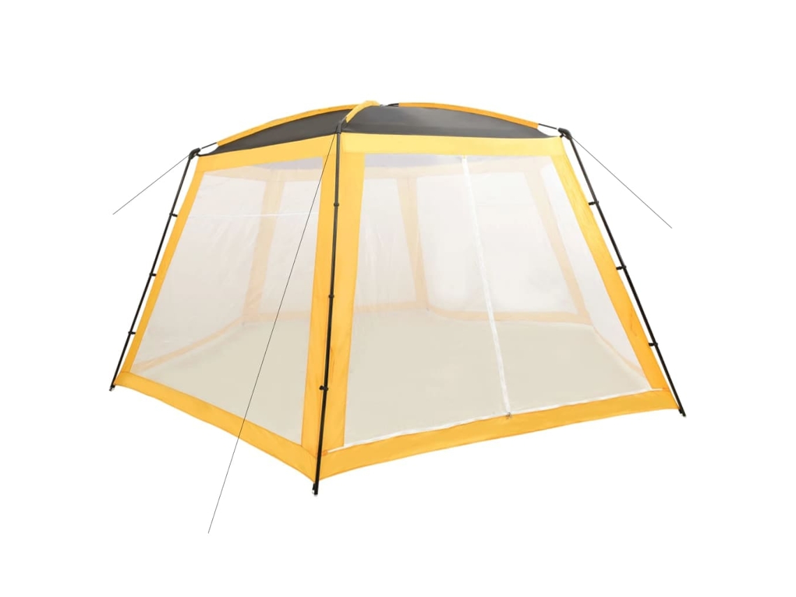 Vidaxl Tenda Para Piscina 660x580x250 Cm Tecido Amarelo