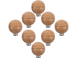 Conjunto Sewacc Com 10 Cabos De Madeira Para Limas E Grosas, Ergonômicos De Substituição Para E Esféricos