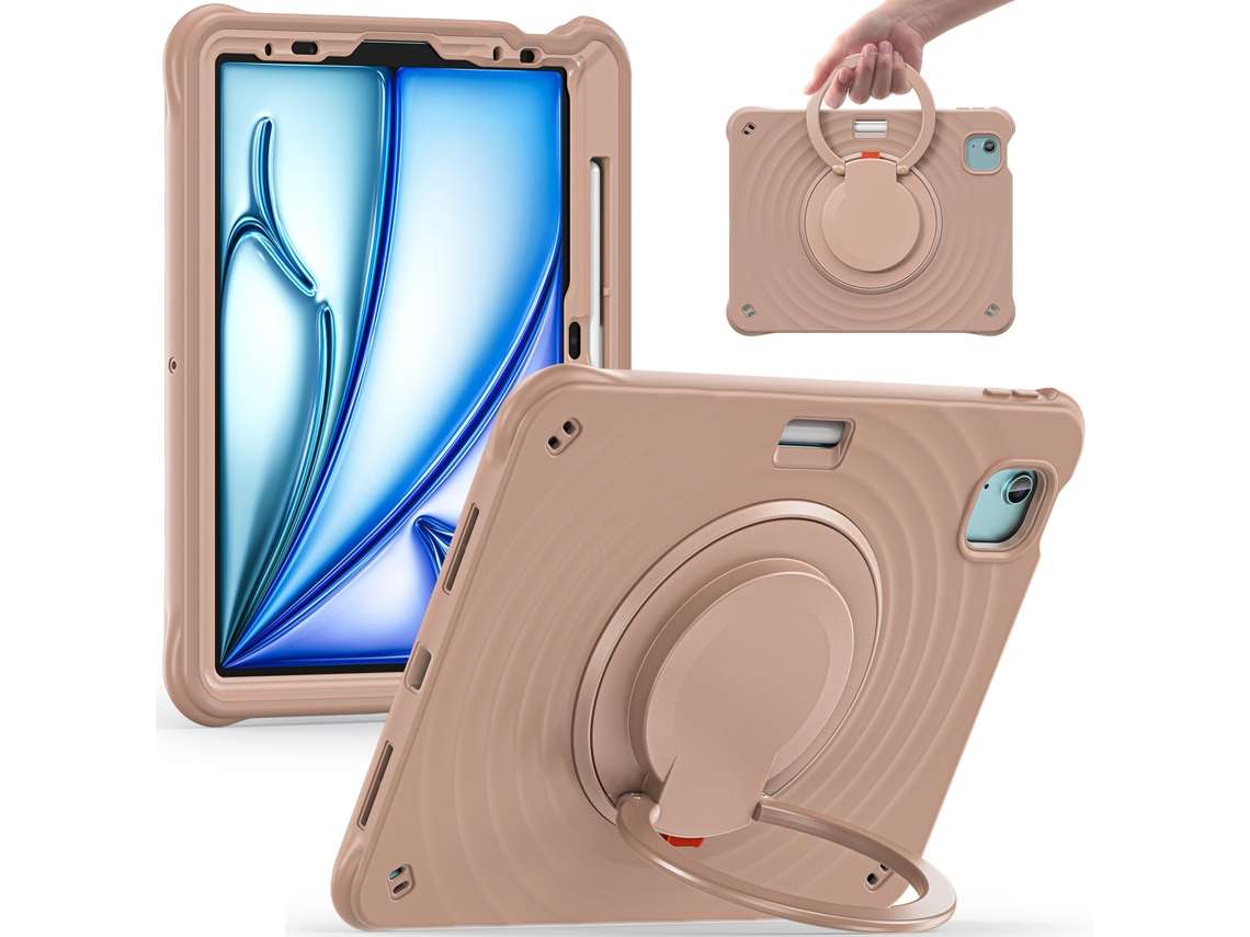 Elysve Suporte Para Tablet, Para Ipad 10.ª Geração 10,9 Polegadas Suporte Giratório, Cor Cáqui