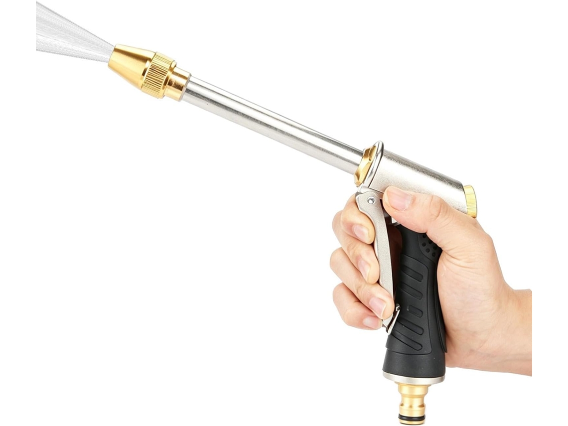 Pistola De Lavagem Automotiva Com Sistema Extensão Fluxo 18,5 Cm, Kit