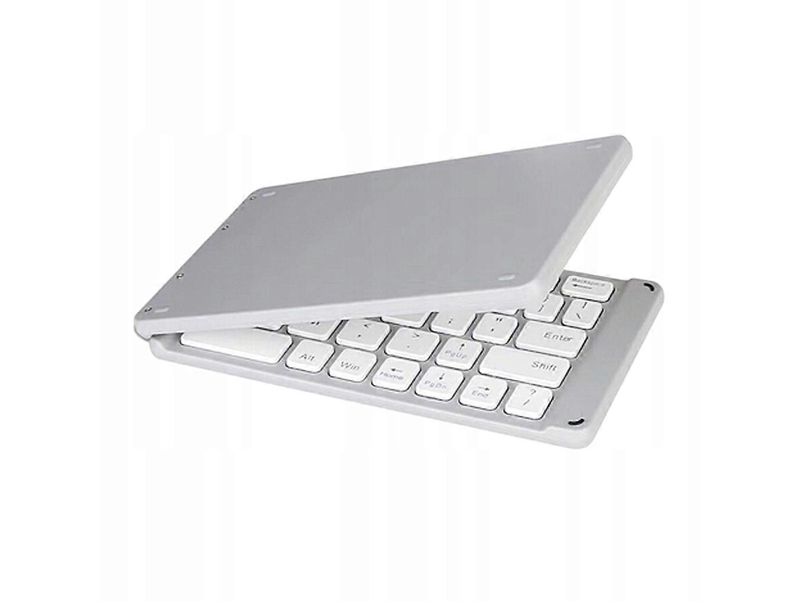 Teclado Bluetooth Dobrável, Recarregável, Cinza Nostalgia88