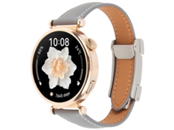 Pulseira De Couro Universal Fina Com Fecho Magnético