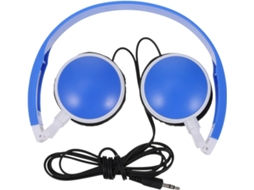 Fone De Ouvido Infantil Dobrável Estéreo Para Música, Abs Pvc, Supra Auricular