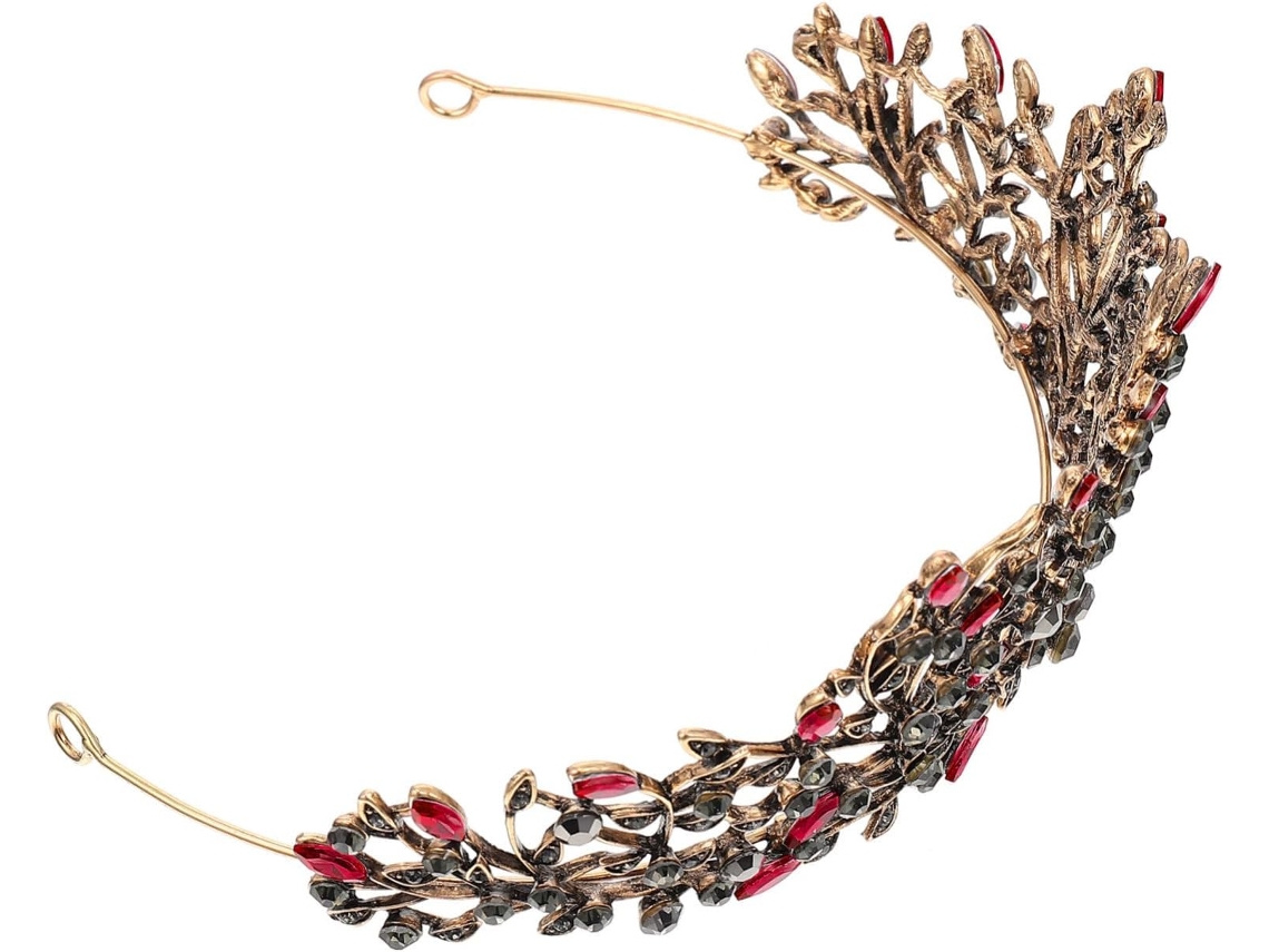Coroa De Casamento Elegante Com Strass, Peça Única, Acessório Para Noiva E Damas De Honra.