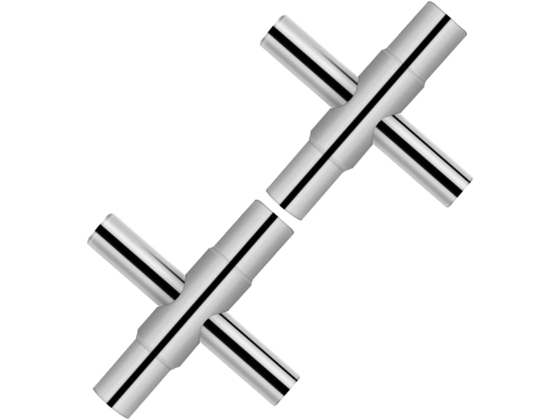De 2 Chaves Para Jardim, Com 4 Tamanhos: 1/4", 9/32" E 5/16".