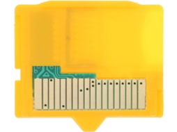 Adaptador Amarelo Para Cartão Microsd/microsdhc Para Câmeras Compactas Compatíveis.