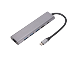 Docking Station 5 Em 1 Tipo C Para Interface Multimídia De Alta Definição Porta Usb 5 Gbps Hub De Transferência Rápida Brilvibera