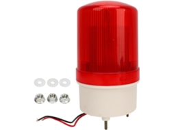 Alarme Sonoro E Luminoso Oumefar De Alto Volume 120db, Com Luz Estroboscópica Led Rotativa, Para Segurança Pública