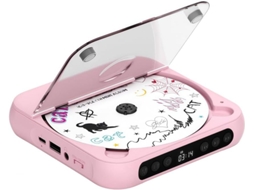 Leitor De Cd Portátil Xumiuziy Com Bluetooth 5 3, Leitor De Cd Mesa Recarregável Com Alto Falantes Estéreo Duplos, Tela