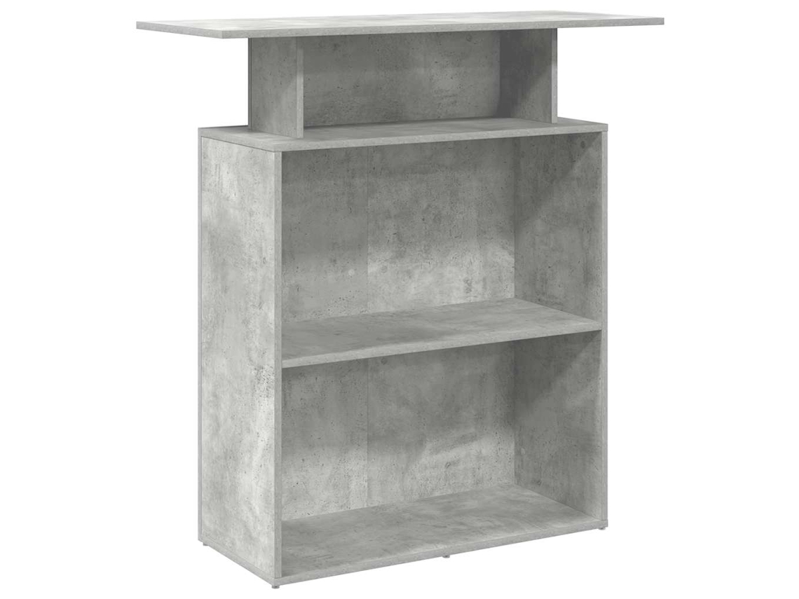 Reception Desk, Reception Desks Vidaxl Cinzeto Madeira Processada (n/a)