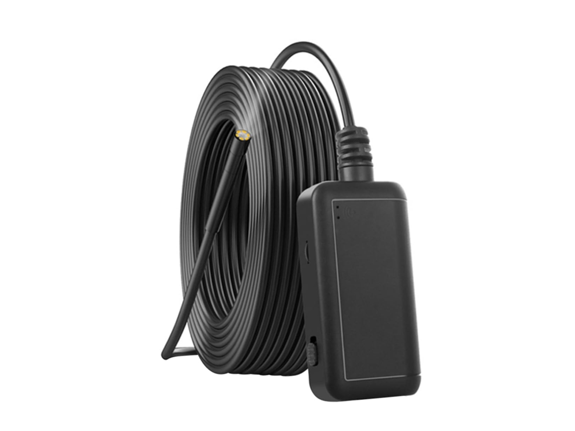 Câmera Endoscópica À Prova D'água De 500 W Com Wi-fi, Inspeção Por Led E Cabo Usb Para Celular (preta)