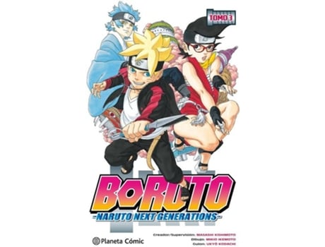 Livro Boruto 3 de Masashi Kishimoto (Espanhol)
