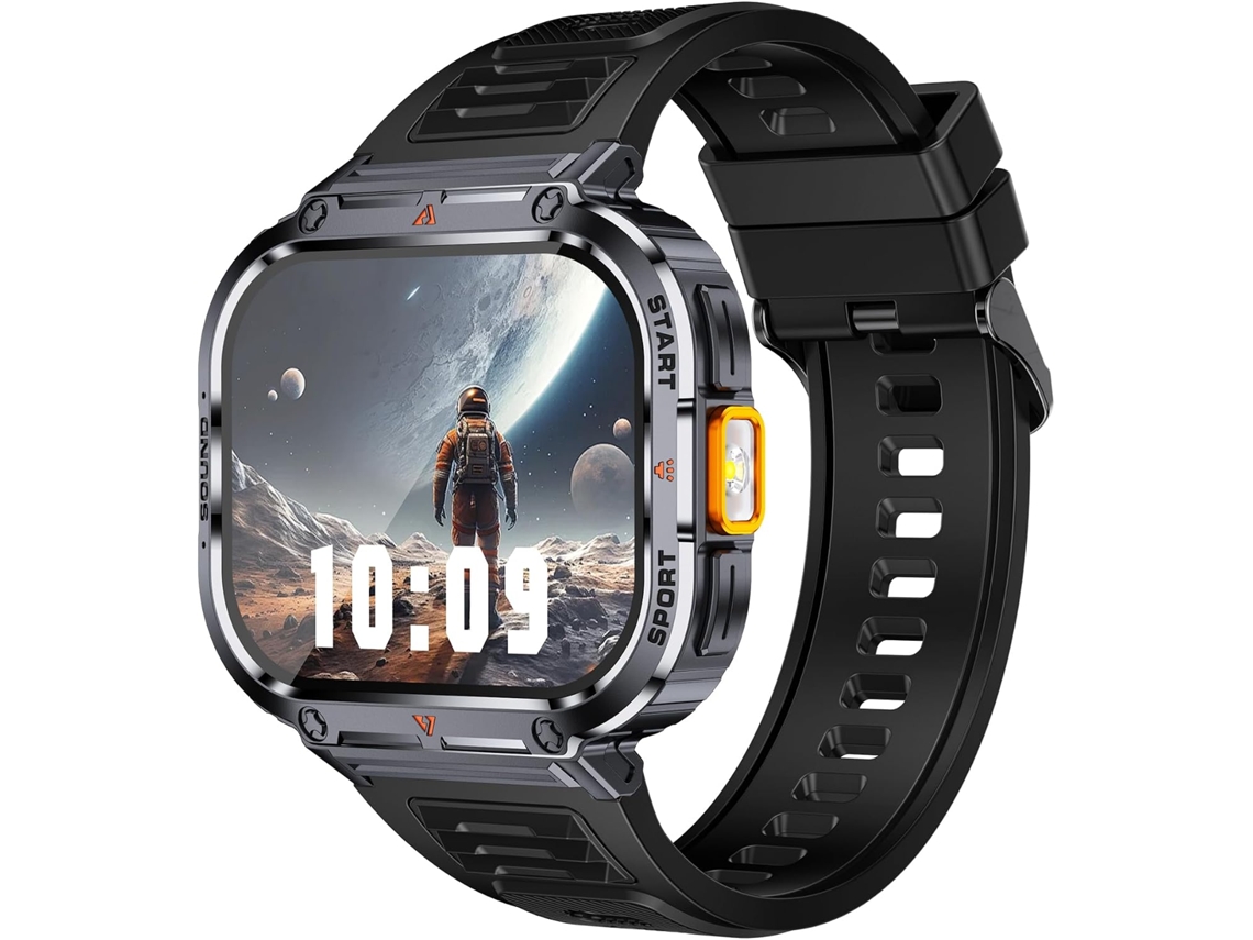 Smartwatch Fitness, Ip68, Com Chamadas Bluetooth, Com Lanterna