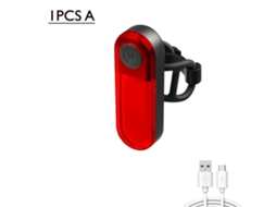Lurelia Lanterna Traseira, Traseira Com Luz Branca E Vermelha, À Prova D'água, Recarregável Via Usb Tipo C, Ideal Para Mountain Bike.
