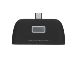 Mini Leitor Inteligente Multifuncional 4 em 1 com Otg e Porta de Carregamento Micro Usb AQUAFORGE